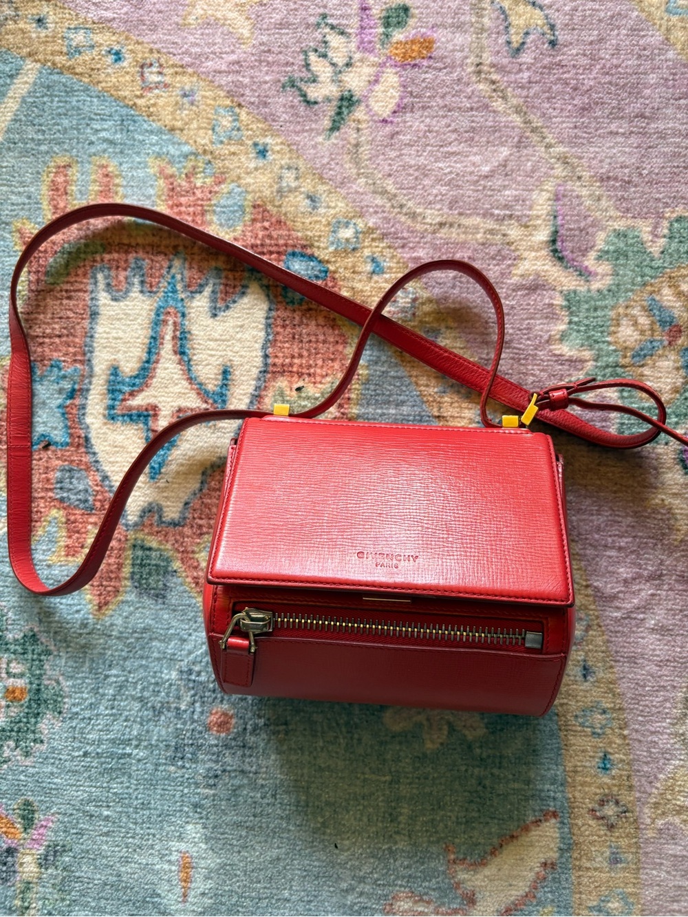 Givenchy Pandora Rigid Box Bag in Red